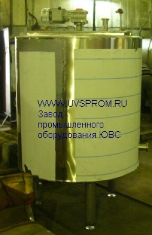 Резервуар вертикальный с подогревом паром РВПП 1.3Т.К.4.0.Л