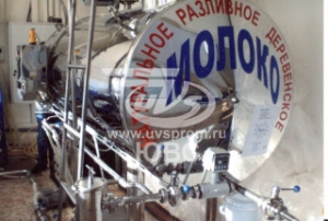 резервуар для охлаждения молока, горизонтальный термоизолированный 