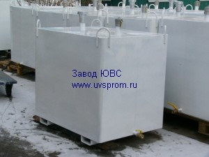 Емкость кубовая металлическая